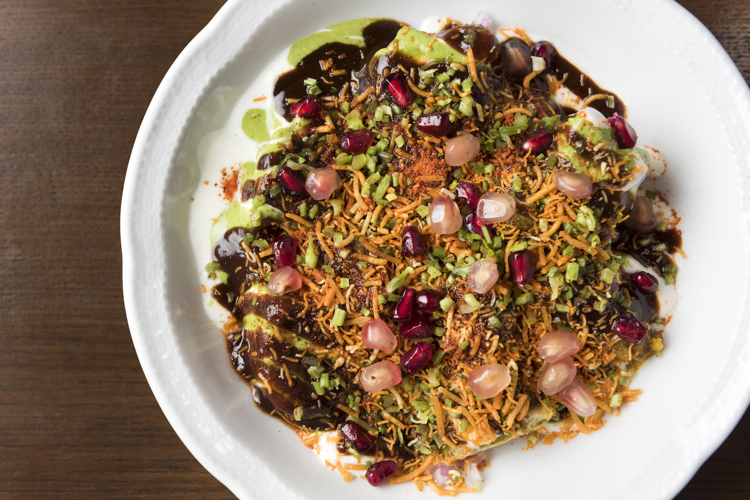 Samosa Chaat at New Punjab Club